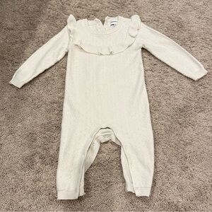 Sammy + Nat Cream Knit Baby Romper